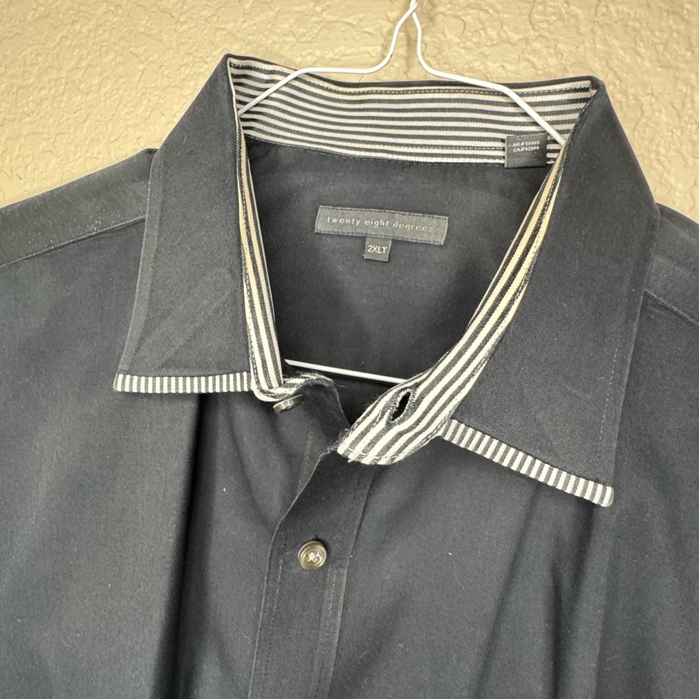 Men's Black Button Up Shirt